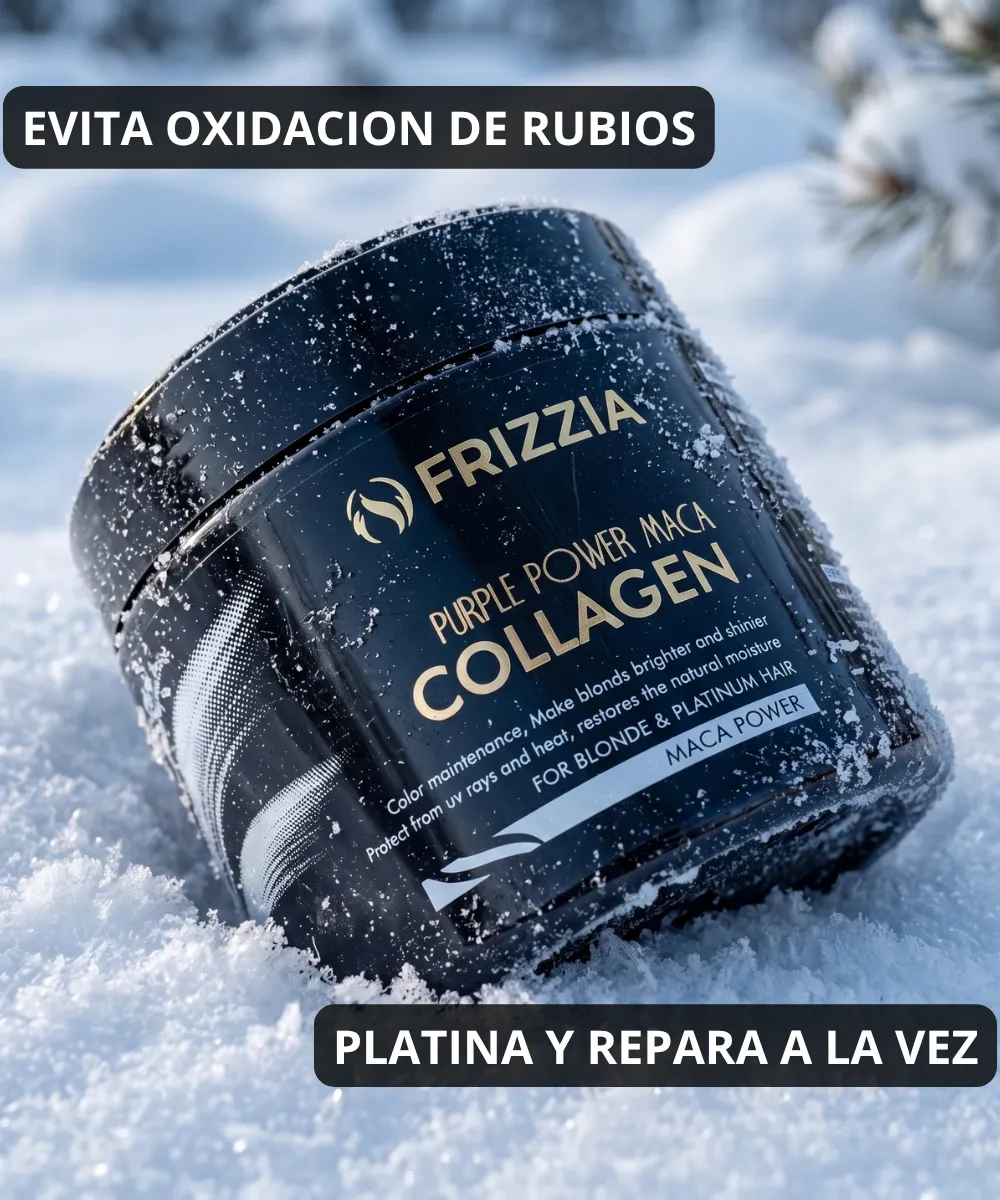 Mascacriia de colageno Purpura Frizzia 16.9oz vista 2